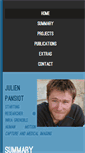 Mobile Screenshot of julien.pansiot.org